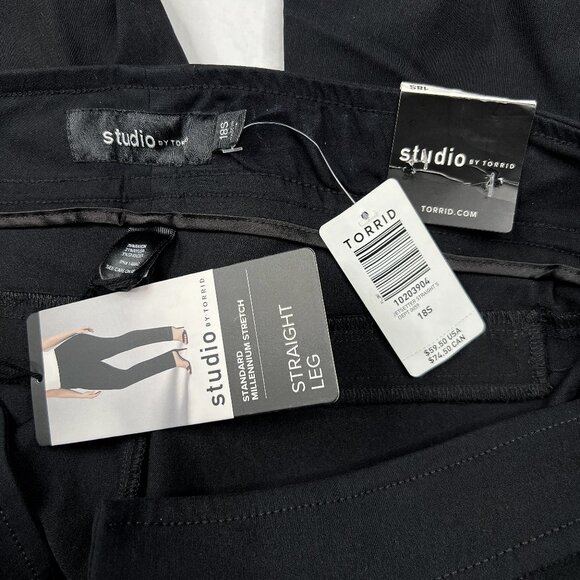 torrid Jetsetter Straight Leg Studio Standard Millennium Stretch Dress Pants 18S - Picture 5 of 7